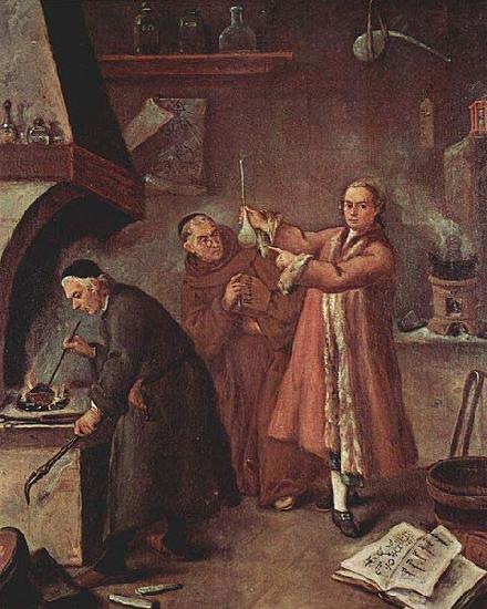 Pietro Longhi Die Alchemisten oil painting picture